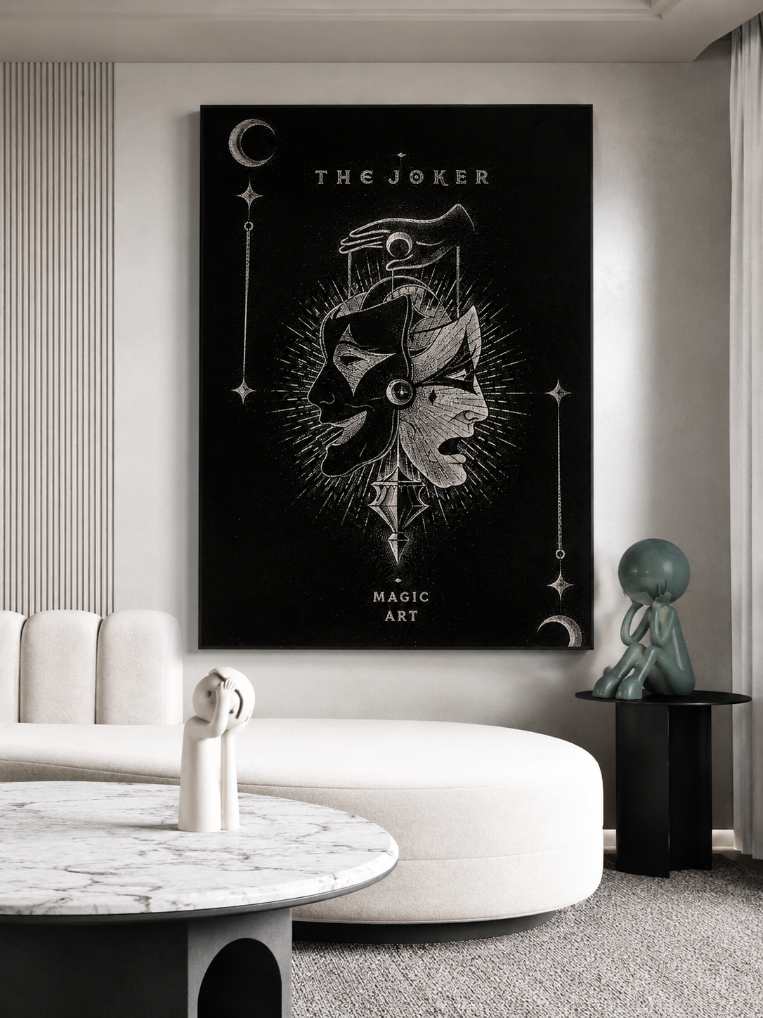 Personalized Image Hand Hammered Marble & Glass Art Portrait — gallery image